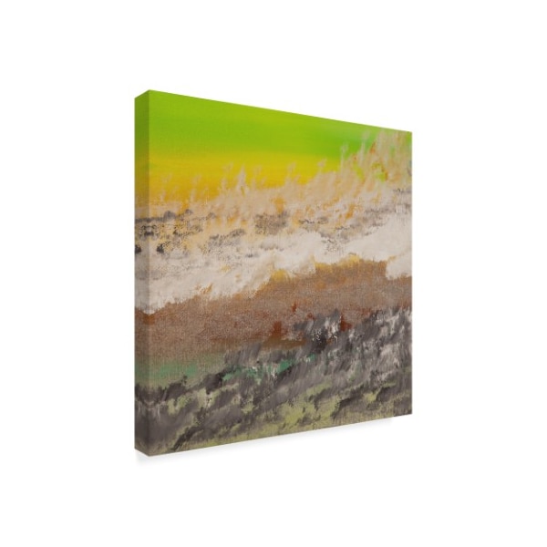 Hilary Winfield 'View Of Nature Green Gray' Canvas Art,24x24